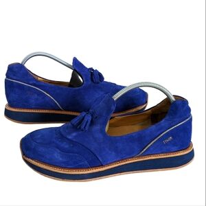 Freeman Plat  JOGGER BLUE  Leather SHOES   Size 11